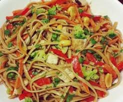 Sebzeli Spagetti